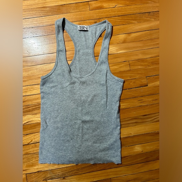 Eterne Rib Racerback Tank Top - L - Picture 3 of 5